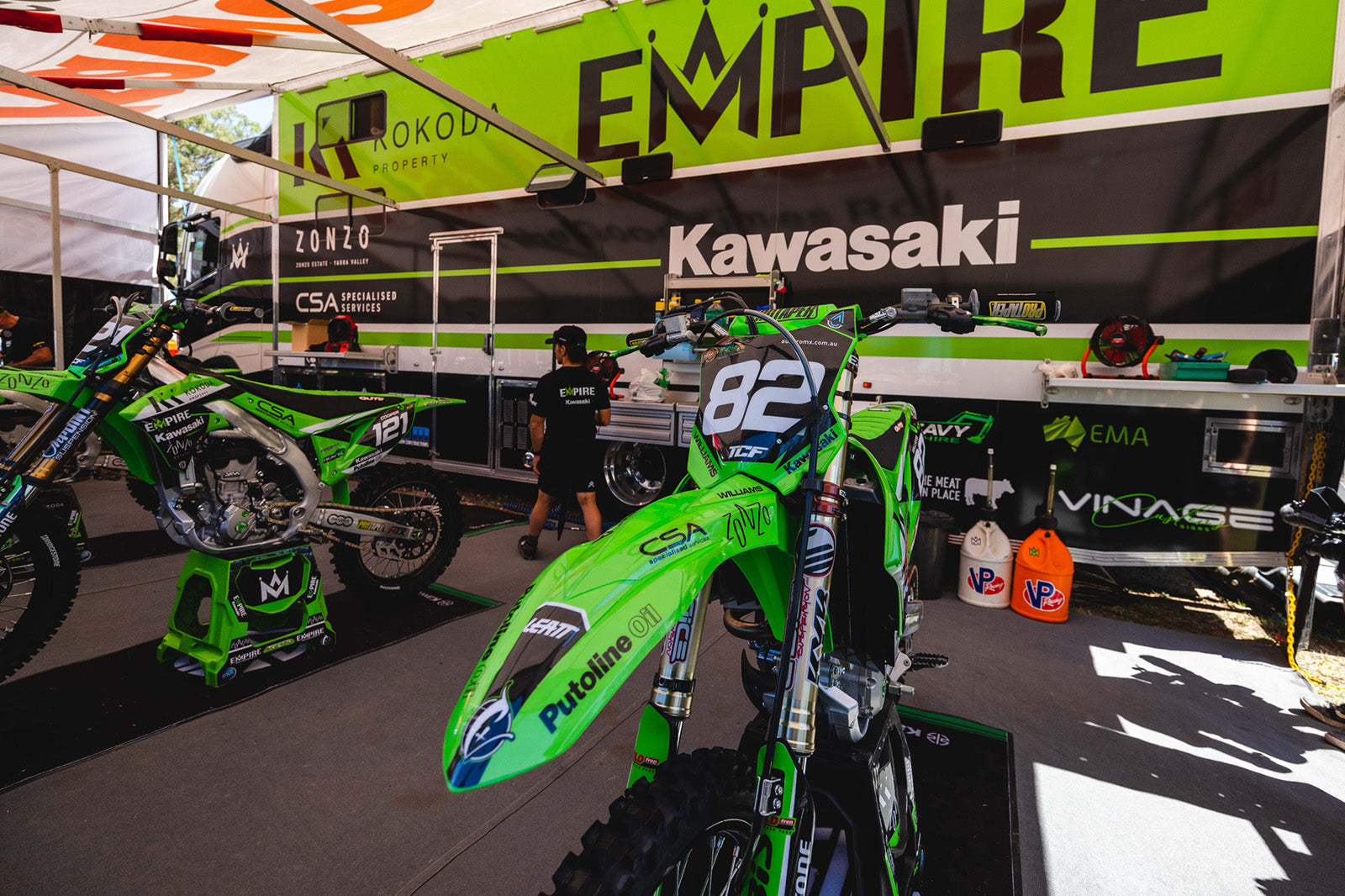 MTX-POWERED EMPIRE KAWASAKI RIDERS BATTLE THE HEAT AT APPIN PROMX SCORCHER