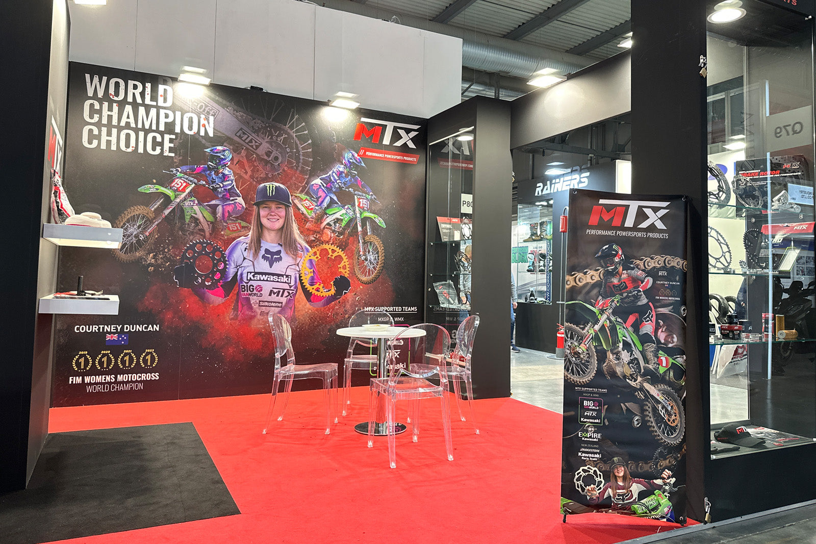 MTX Parts exhibit at EICMA 2023