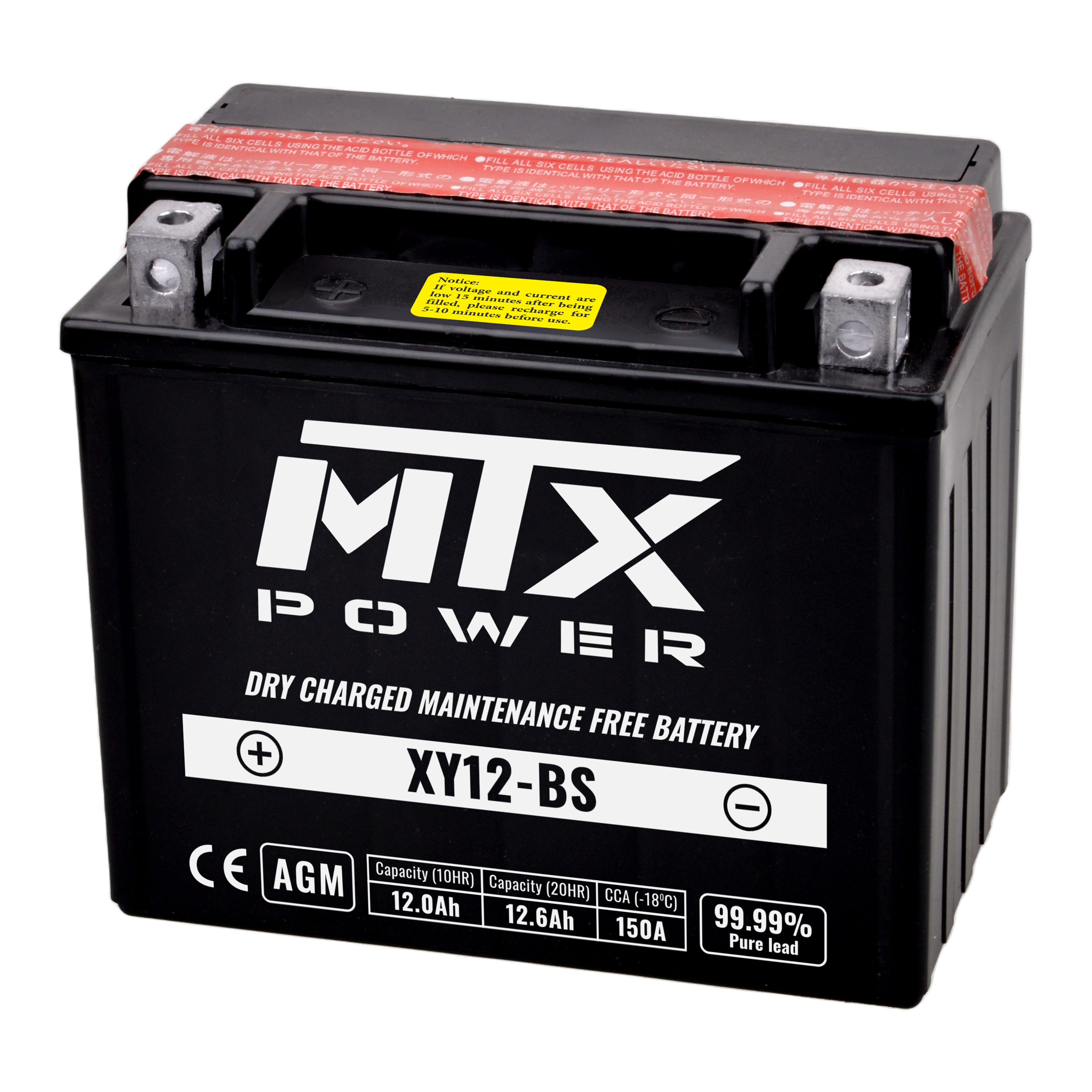 XY (YTX) MTX Batteries