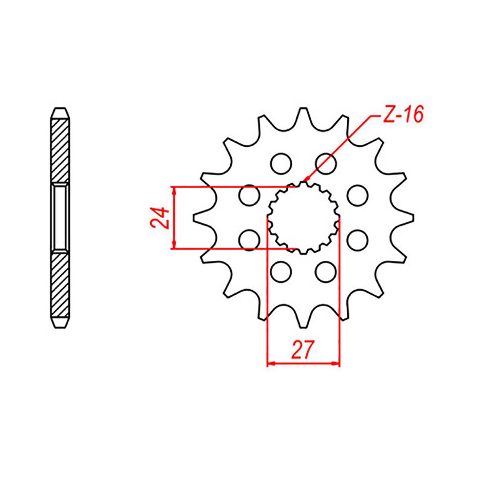 MTX 423 Steel Front Sprocket #530