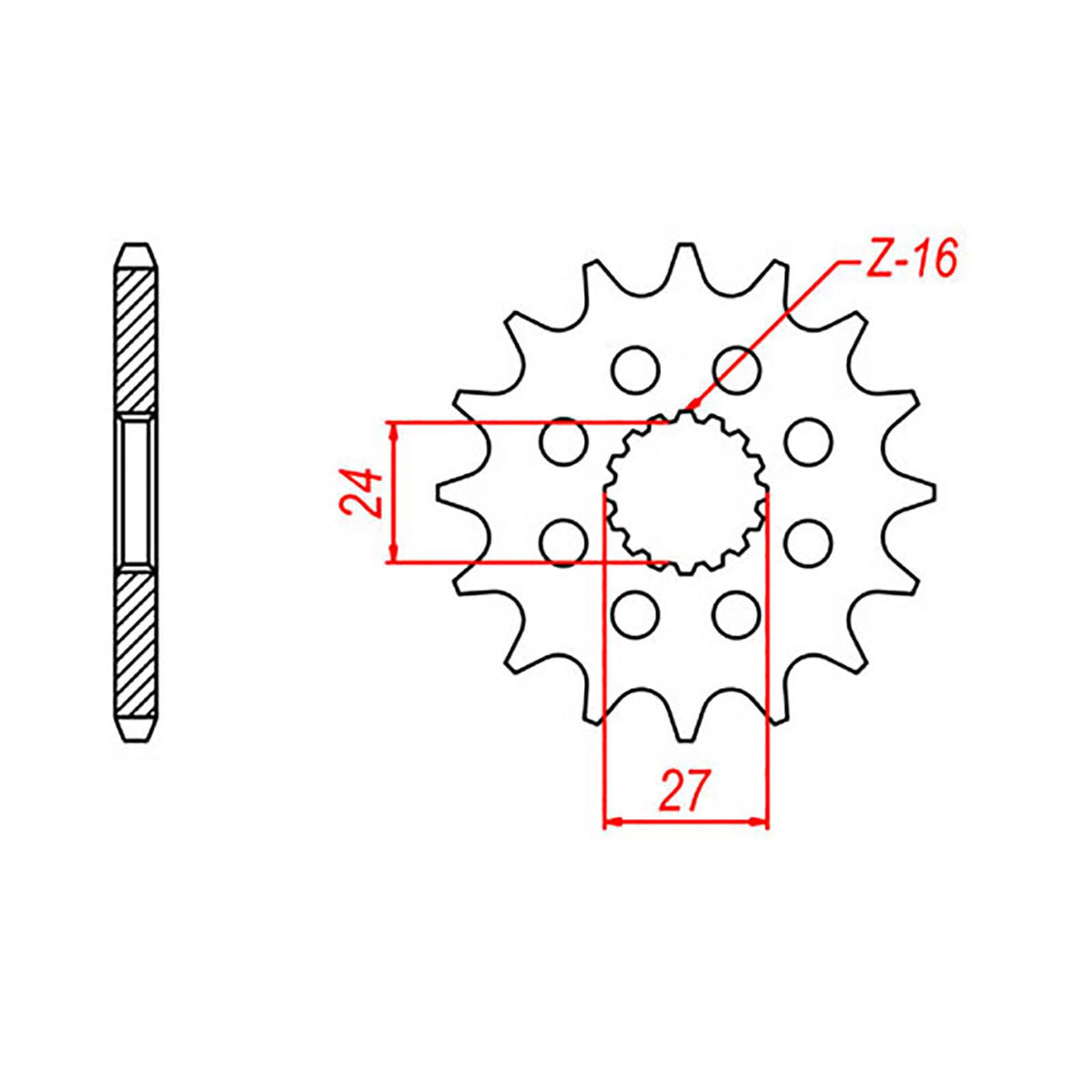 MTX 423 Steel Front Sprocket #530