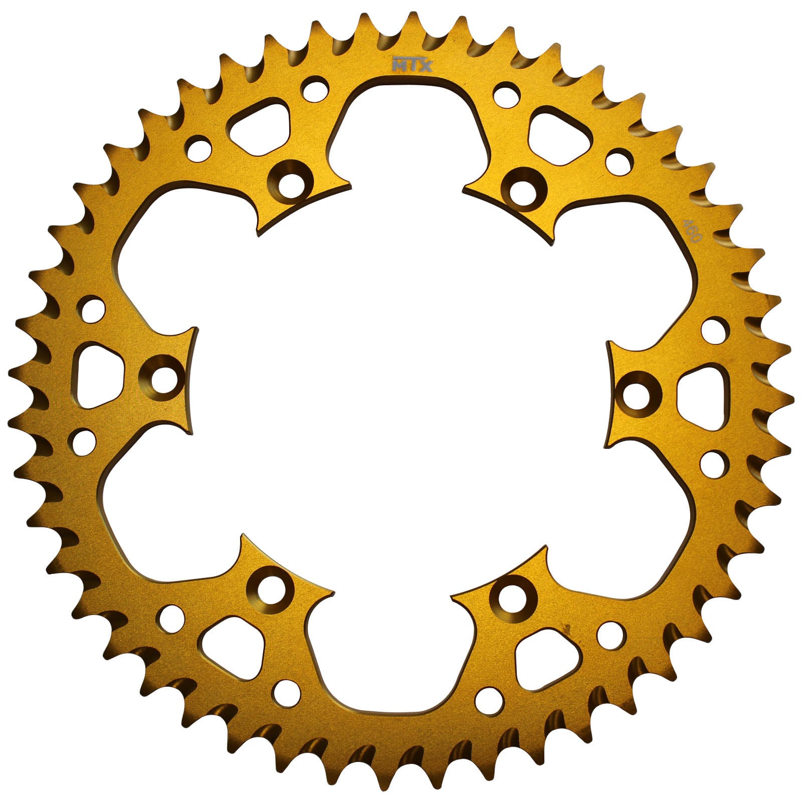 MTX 460 Zero Aluminium Rear Sprocket #520 - Gold