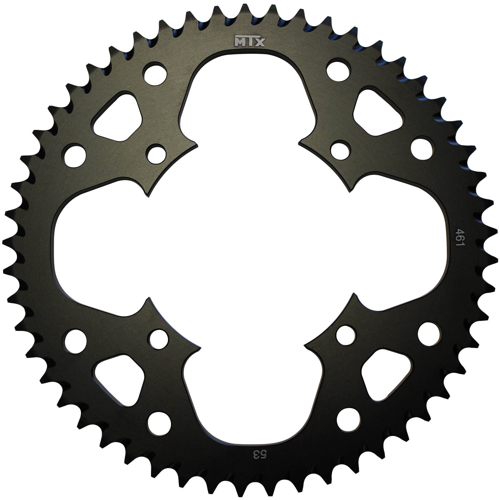 MTX 461 Zero Aluminium Rear Sprocket #420 - Black