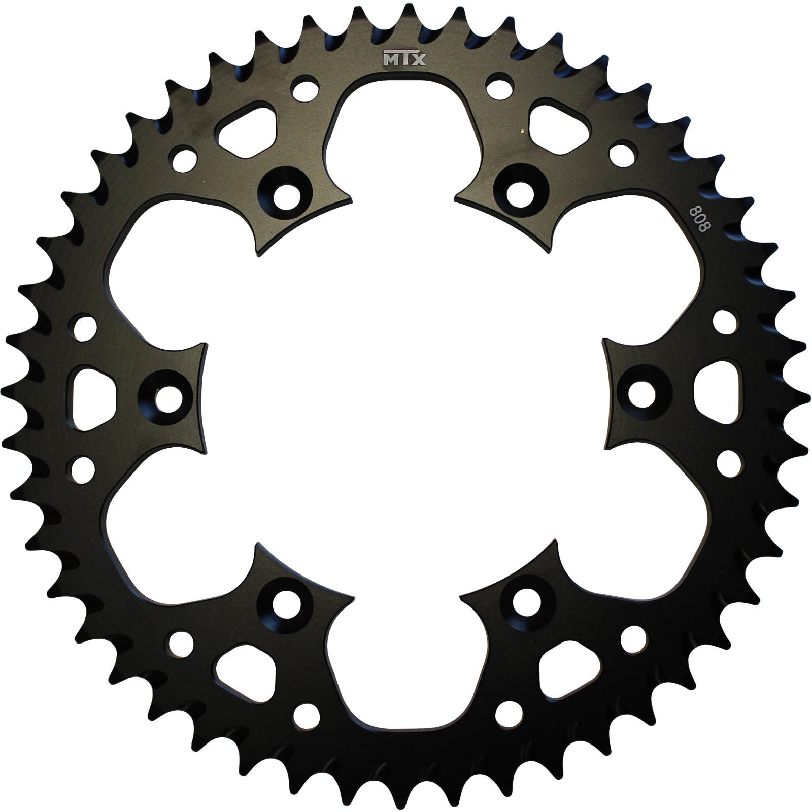 MTX 808 Zero Aluminium Rear Sprocket #520 - Black