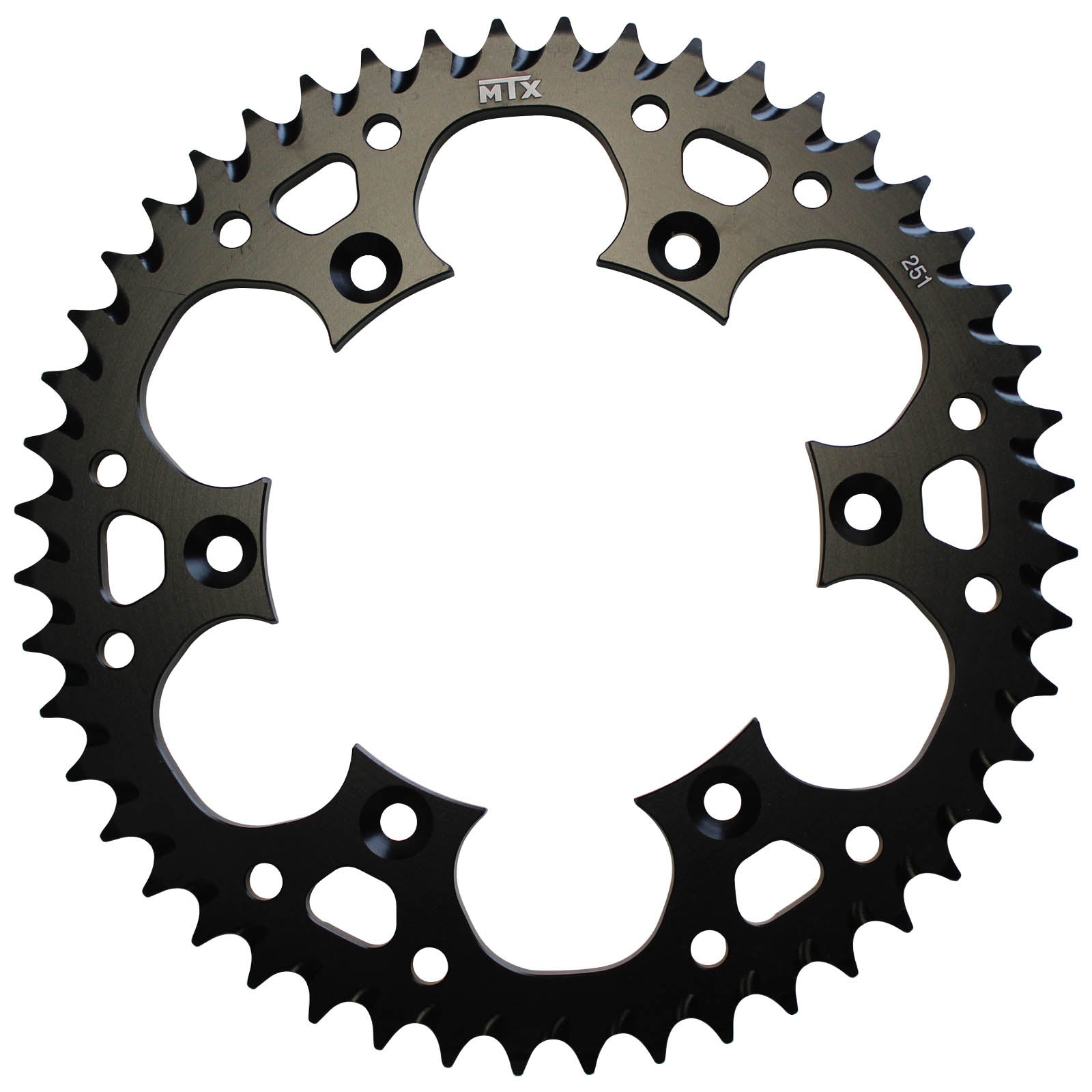 MTX 251 Zero Aluminium Rear Sprocket #520 - Black