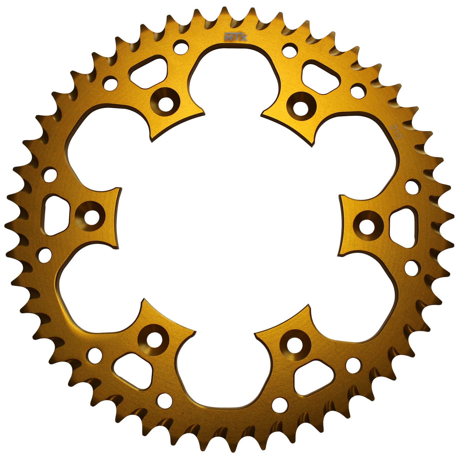 MTX 210 Zero Aluminium Rear Sprocket #520 - Gold