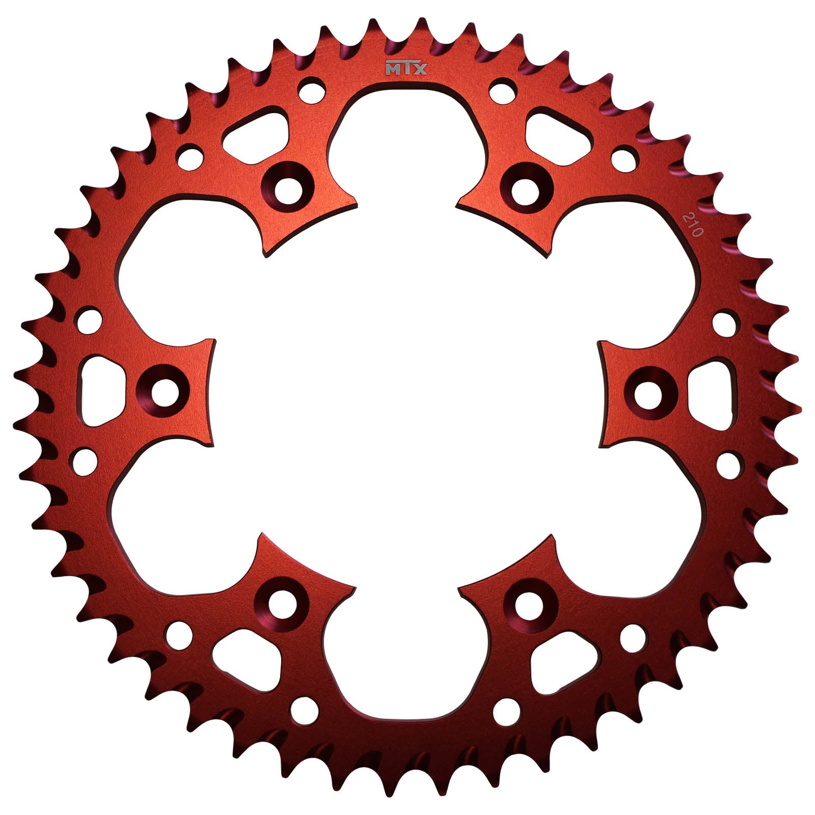 MTX 210 Zero Aluminium Rear Sprocket #520 - Red