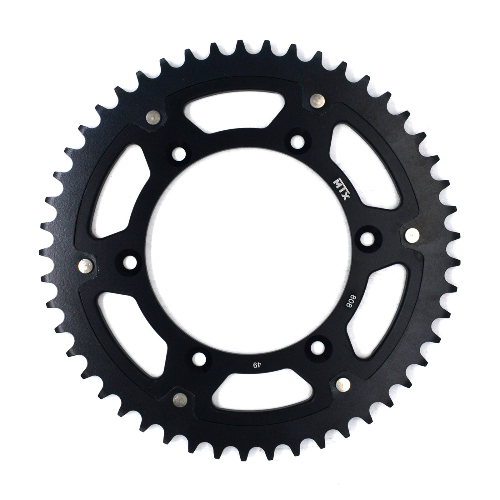 MTX 808 Raptor Bi-Metal Rear Sprocket #520 - Black