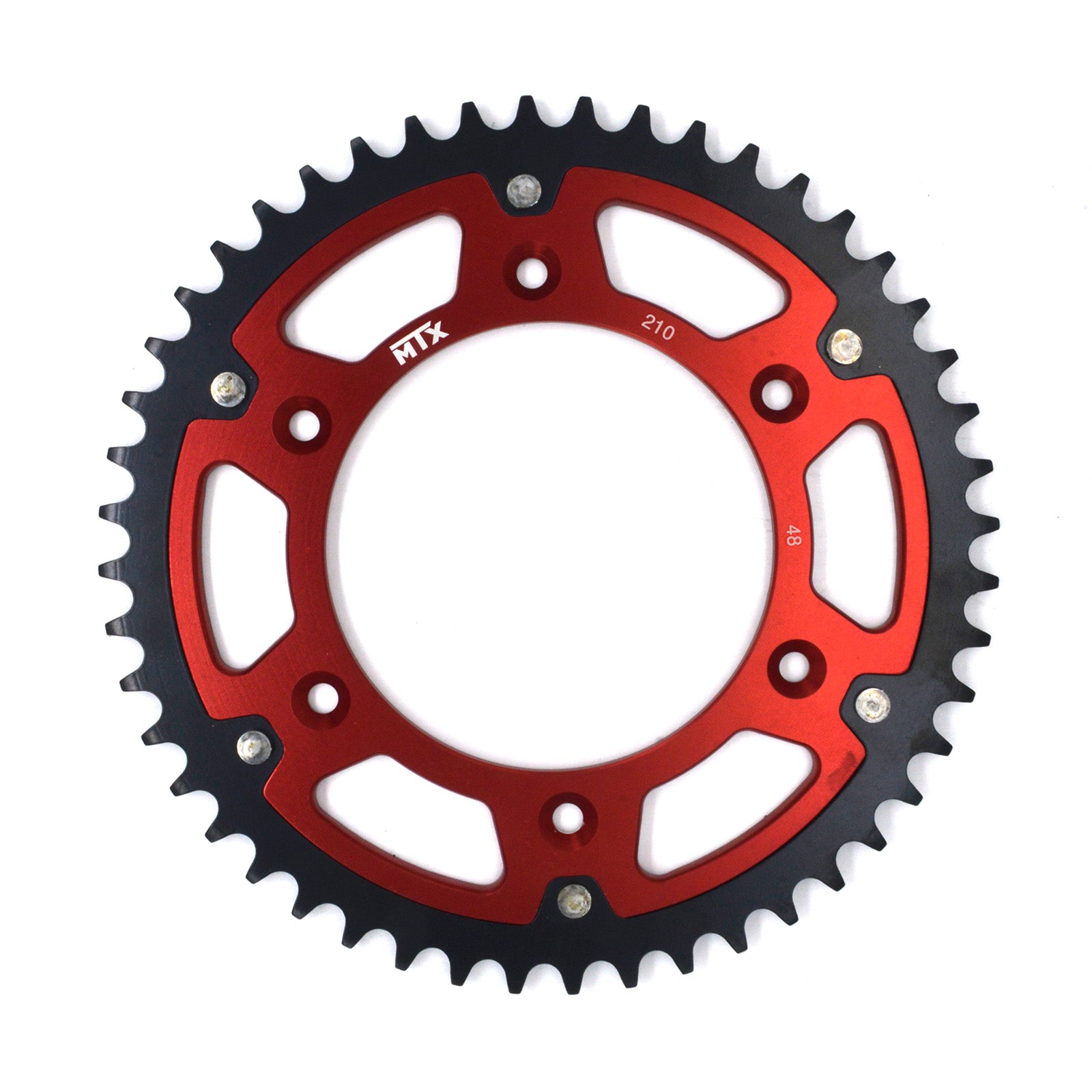 MTX 210 Raptor Bi-Metal Rear Sprocket #520 - Red