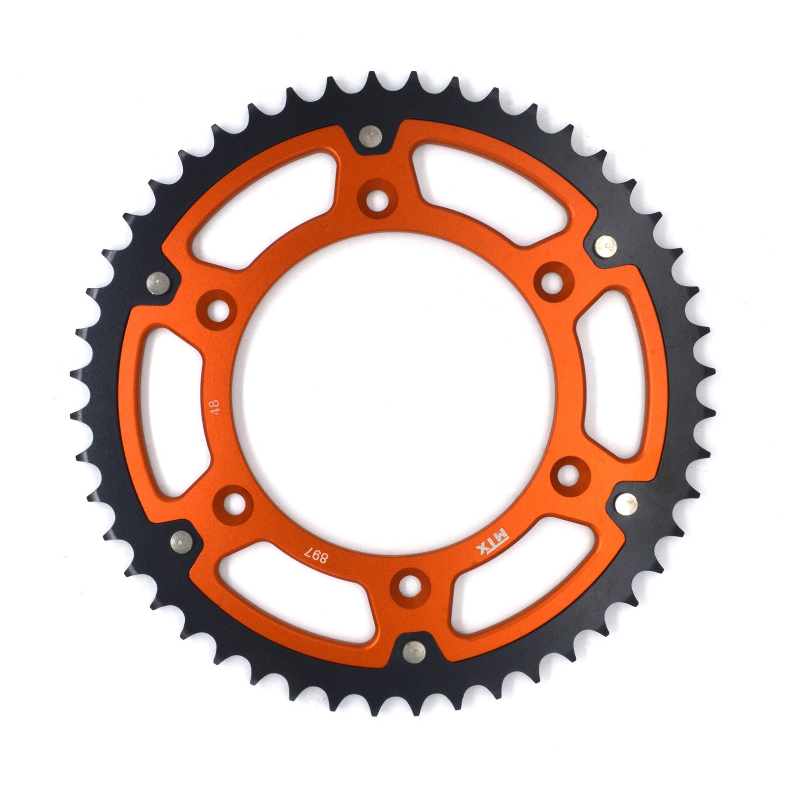 MTX 897 Raptor Bi-Metal Rear Sprocket #520 - Orange