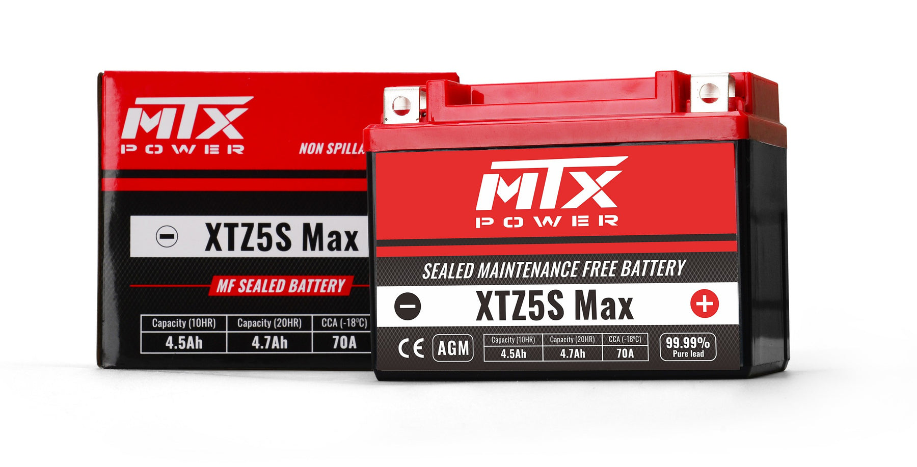 MTX Motorcycle battery XTZ5S Max