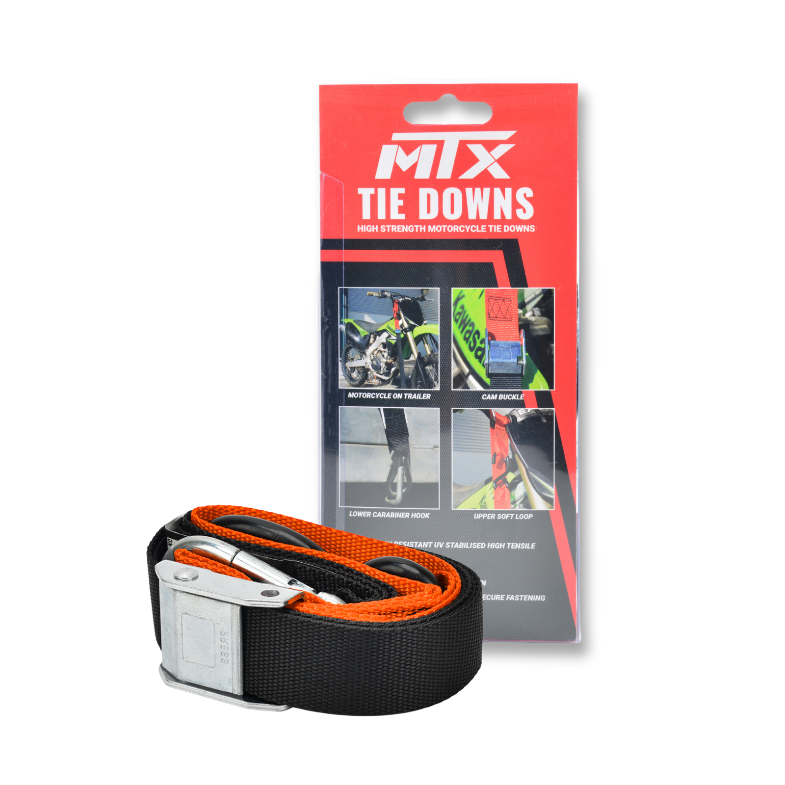 MTX TIE DOWN - Negro/Naranja 