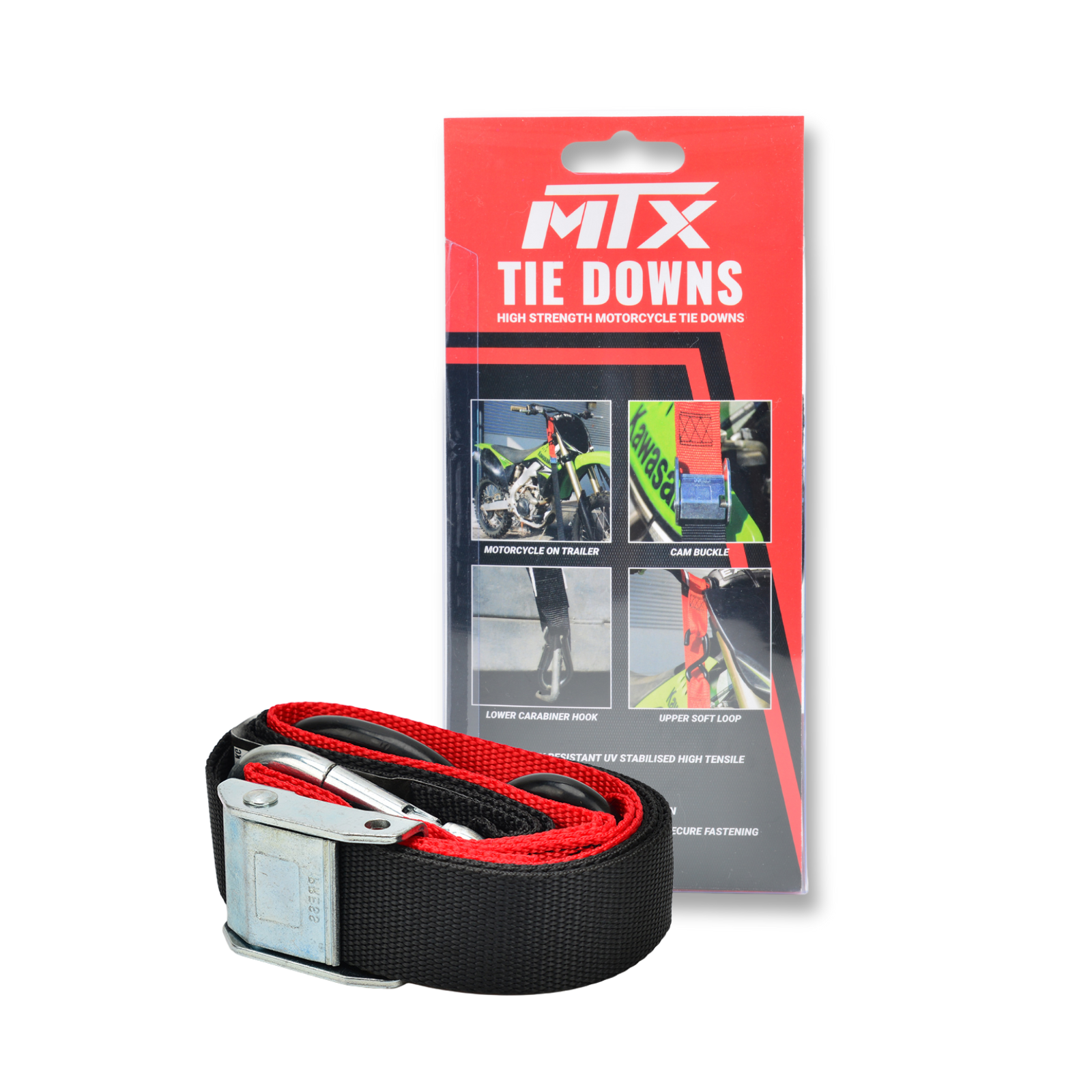 MTX TIE DOWN - Negro/Rojo 