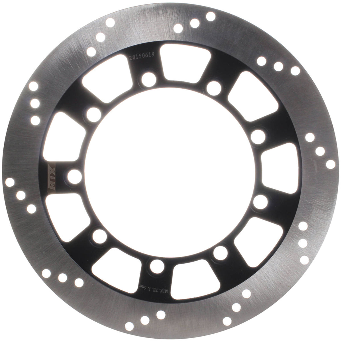 MTX Brake Rotor Solid Type - Front Left