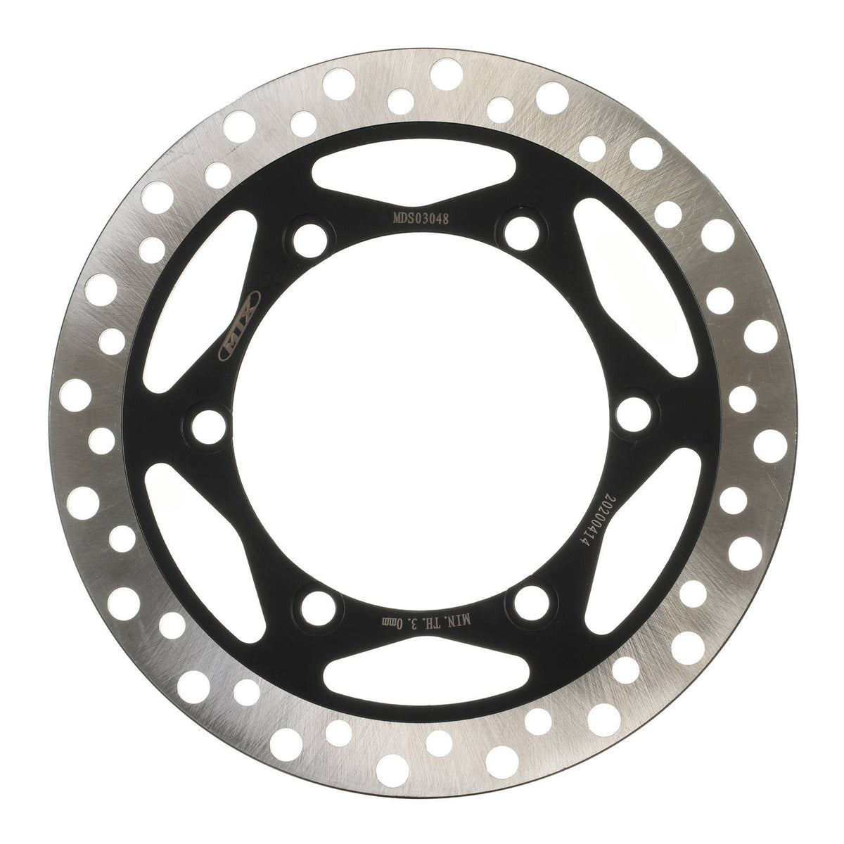 MTX Brake Rotor Solid Type - Front Left