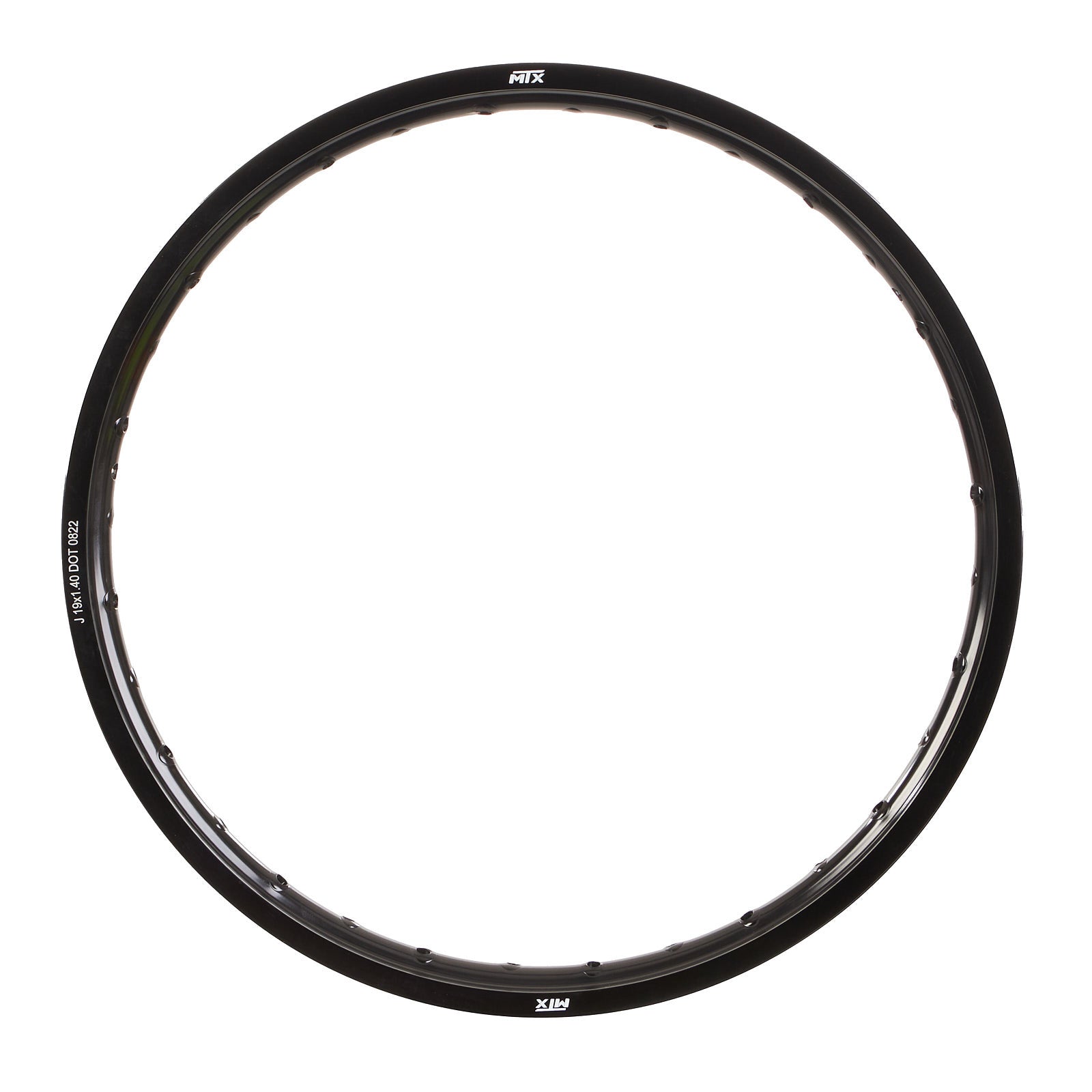 MTX ALLOY RIM 19x1.40 32H BLK - 7075 T6