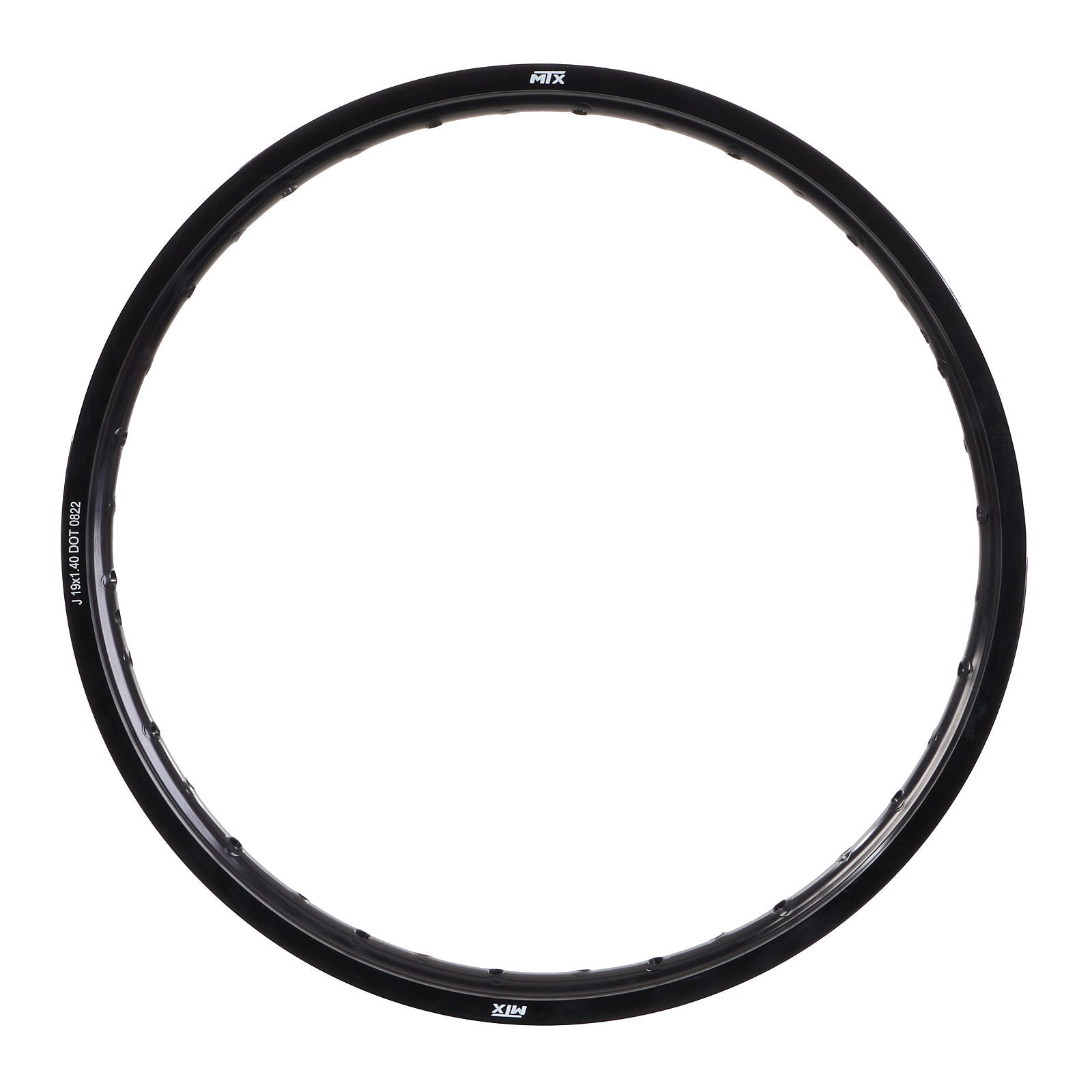 MTX ALLOY RIM 19x1.40 36H BLK - 7075 T6